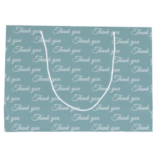 Hartelijk dank voor het pakpapier groot cadeauzakje (Achterkant)