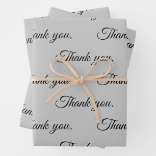 Hartelijk dank voor het pakpapier inpakpapier vel