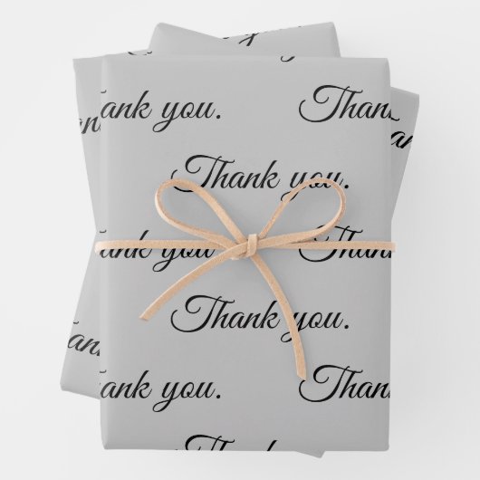Hartelijk dank voor het pakpapier inpakpapier vel (In situ)