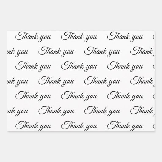 Hartelijk dank voor het pakpapier inpakpapier vel (Voorkant 3)