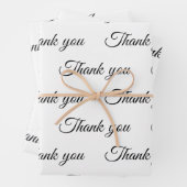 Hartelijk dank voor het pakpapier inpakpapier vel (In situ)