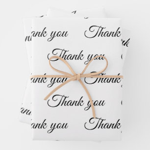 Hartelijk dank voor het pakpapier inpakpapier vel