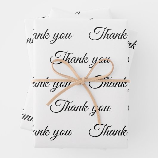 Hartelijk dank voor het pakpapier inpakpapier vel (In situ)