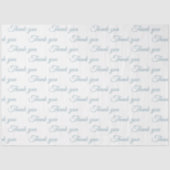 Hartelijk dank voor het pakpapier tissuepapier (Voorkant)