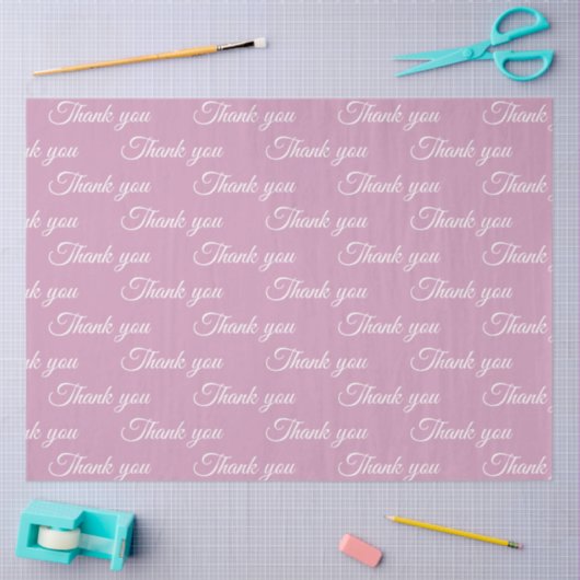 Hartelijk dank voor het pakpapier tissuepapier (Craft)