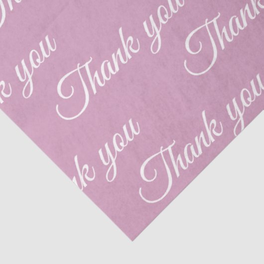 Hartelijk dank voor het pakpapier tissuepapier (Detail)