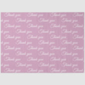 Hartelijk dank voor het pakpapier tissuepapier (Voorkant)