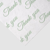 Hartelijk dank voor het pakpapier tissuepapier (Detail)