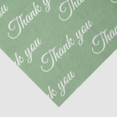 Hartelijk dank voor het pakpapier tissuepapier (Detail)