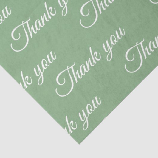 Hartelijk dank voor het pakpapier tissuepapier (Detail)