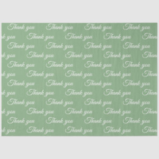 Hartelijk dank voor het pakpapier tissuepapier