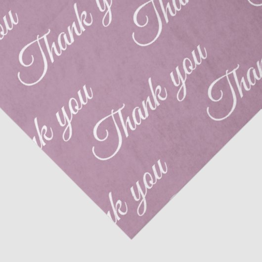 Hartelijk dank voor het pakpapier tissuepapier (Detail)