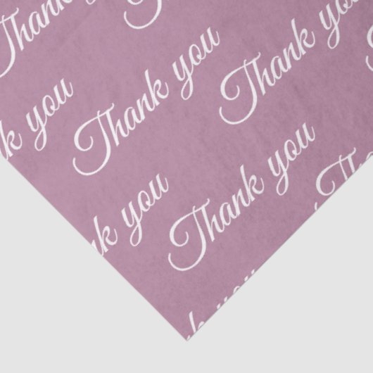 Hartelijk dank voor het pakpapier tissuepapier (Detail)