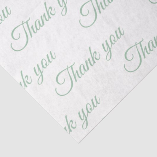 Hartelijk dank voor het pakpapier tissuepapier (Detail)