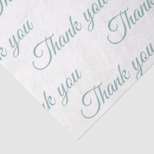 Hartelijk dank voor het pakpapier tissuepapier (Detail)