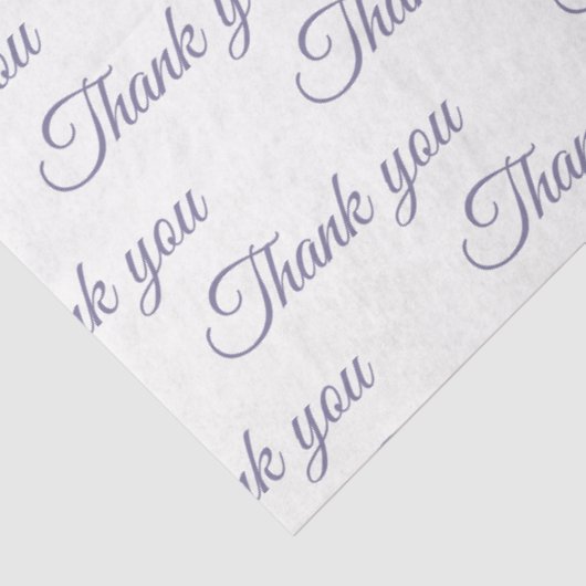 Hartelijk dank voor het pakpapier tissuepapier (Detail)