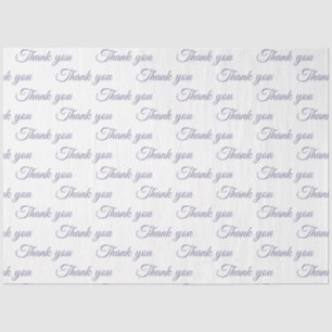 Hartelijk dank voor het pakpapier tissuepapier