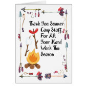 Hartelijk dank voor het personeel van de zomerkamp (Voorkant)