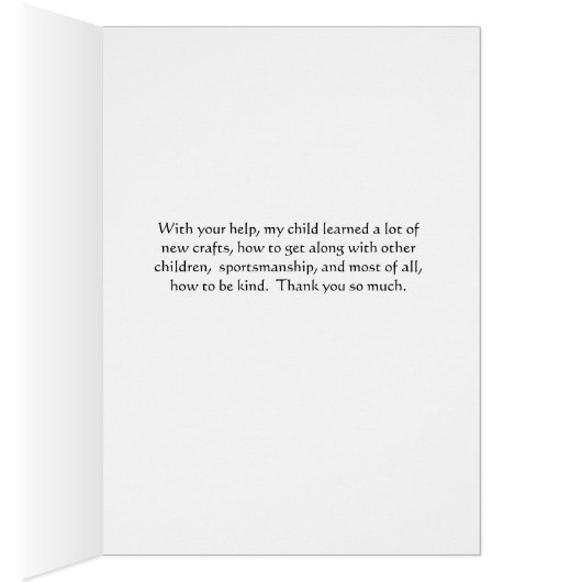 Hartelijk dank voor het personeel van de zomerkamp (Binnen (Rechts))