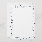 Hartelijk dank voor het platte Afstuderen Arctic B Bedankkaart (Achterkant)