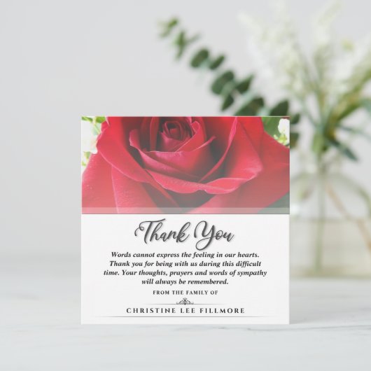 Hartelijk dank voor het Plein van de Schimmelrode  Bedankkaart (Staand voorkant)