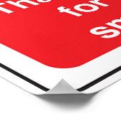 Hartelijk dank voor het Poster voor niet roken (Hoek)