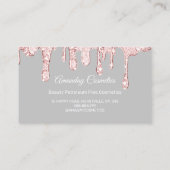 Hartelijk dank voor het Roos voor het winkelen van Visitekaartje (Achterkant)