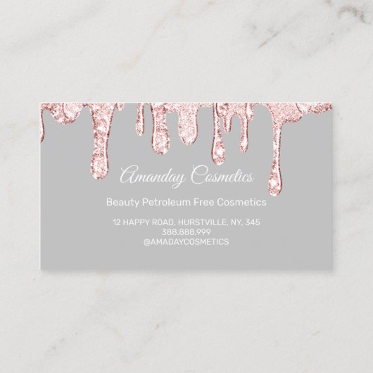 Hartelijk dank voor het Roos voor het winkelen van Visitekaartje (Achterkant)