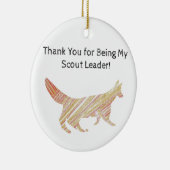 Hartelijk dank voor het schitterende Leader Patter Keramisch Ornament (Rechts)