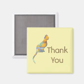 Hartelijk dank voor het  Sitter Kat Kleurblok Sitt Magneet (Voorkant / Achterkant)