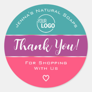 Hartelijk dank voor het Snoep van de regenboog Kle Ronde Sticker