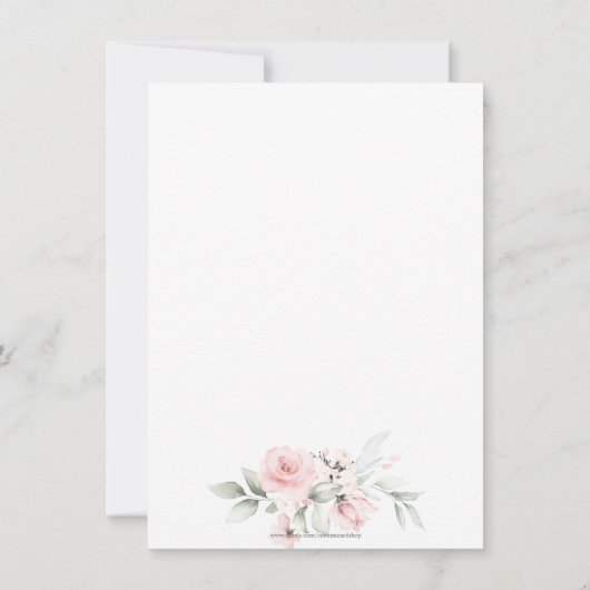 Hartelijk dank voor het sympathie van de begrafeni bedankkaart (Achterkant)