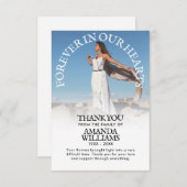 Hartelijk dank voor het sympathie van de speciale  kaart (Voorkant / Achterkant)