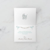 Hartelijk dank voor het vervoer van Ivory Mint Gi Bedankkaart (Binnen)