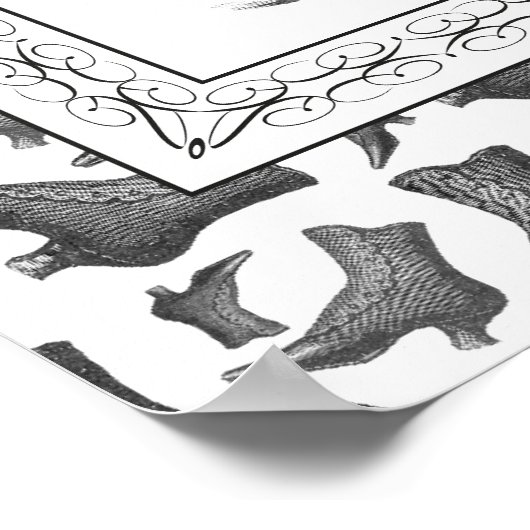 Hartelijk dank voor het verwijderen van uw schoene poster (Hoek)