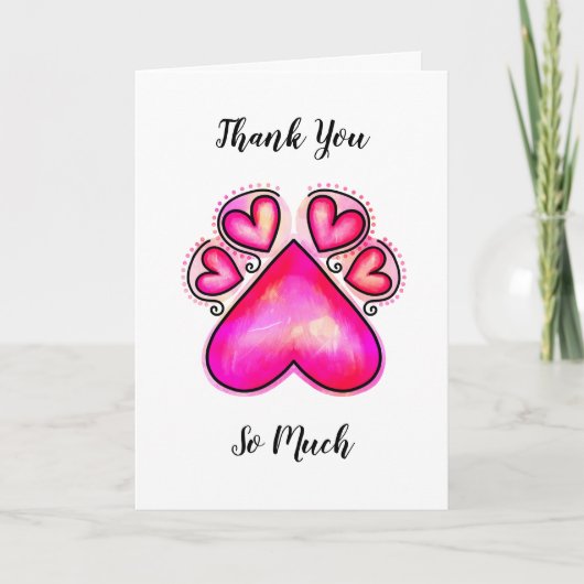 Hartelijk dank voor het verzorgen van mijn huispas kaart (Voorkant)