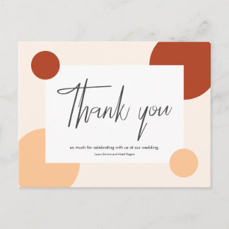 Hartelijk dank voor het vieren met ons... briefkaart