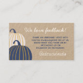 Hartelijk dank voor het Visitekaartje van de pompo (Achterkant)