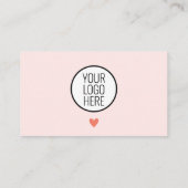 Hartelijk dank voor het Visitekaartje voor uw best (Achterkant)