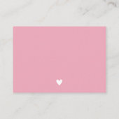 Hartelijk dank voor het Visitekaartje voor uw best (Achterkant)