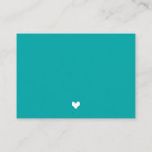 Hartelijk dank voor het Visitekaartje voor uw best (Achterkant)