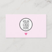 Hartelijk dank voor het Visitekaartje voor uw best (Achterkant)