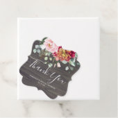 Hartelijk dank voor het Vrijgezellenfeest "Rustic  Bedankjes Labels (In situ)