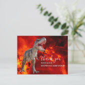 Hartelijk dank voor het vuur Jurassic World Briefk Briefkaart (Staand voorkant)