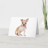 Hartelijk dank voor het Wenskaart van Chihuahua Pu Bedankkaart (Achterkant)