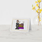 Hartelijk dank voor het Wenskaart van de begrafeni Kaart (Gele Bloem)