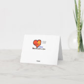 Hartelijk dank voor het Wenskaart van de begrafeni Kaart (Achterkant)