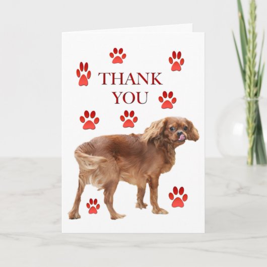 Hartelijk dank voor het Wenskaart van de maaltijde Bedankkaart (Voorkant)