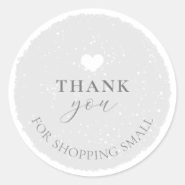 Hartelijk dank voor het winkelen op kleine sticker