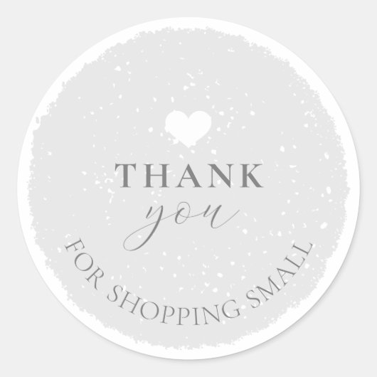 Hartelijk dank voor het winkelen op kleine sticker (Voorkant)